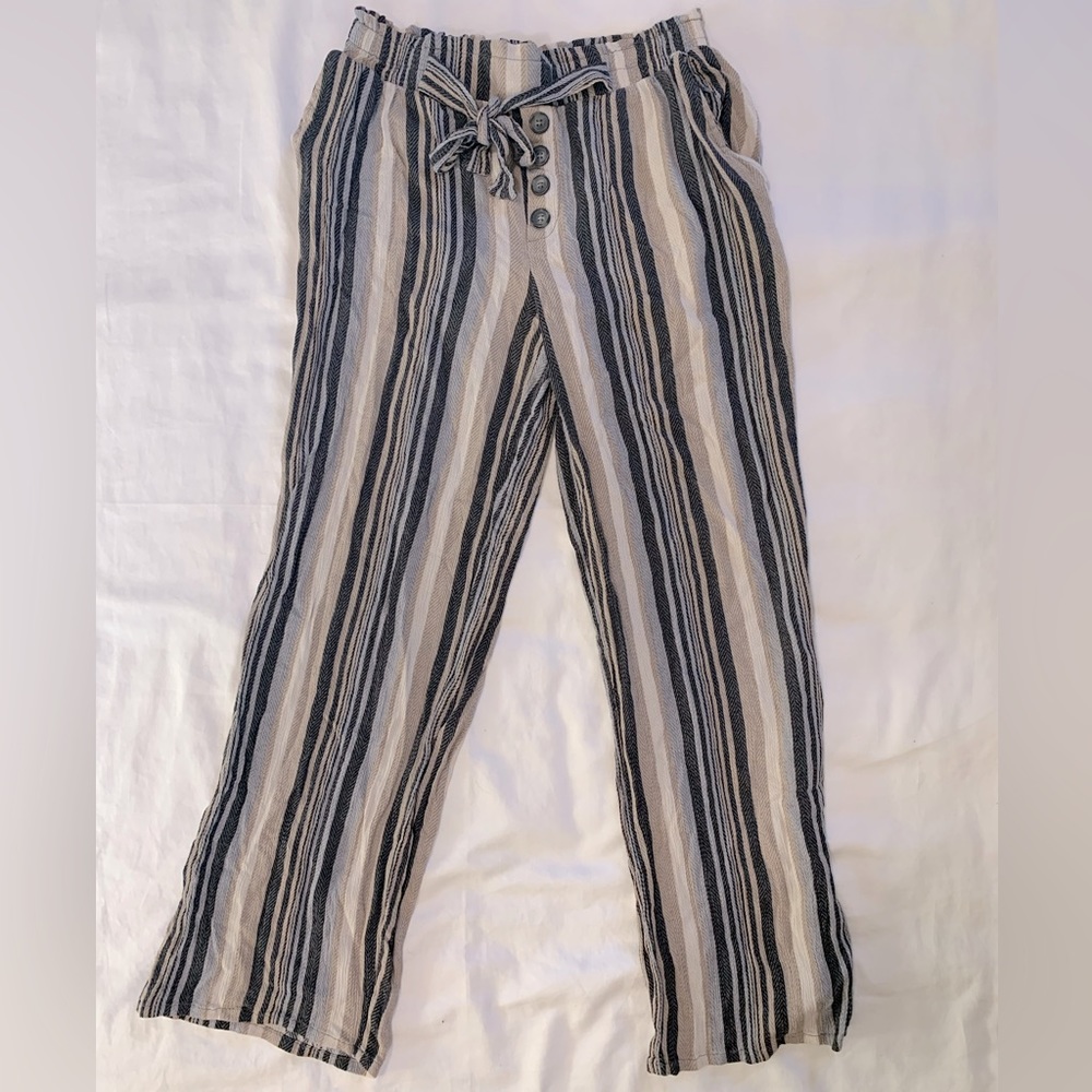 Sky and Sparrow striped pants
